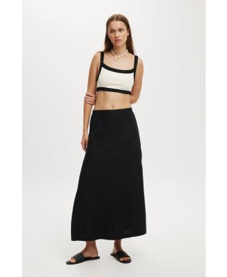 Cotton On Women - Haven Maxi A-Line Skirt - Black