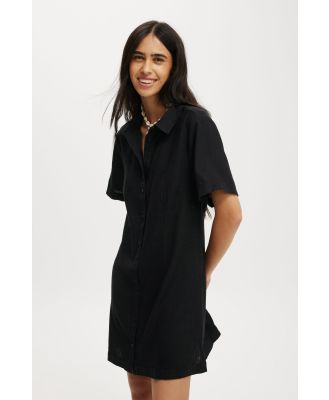 Cotton On Women - Haven Mini Shirt Dress - Black