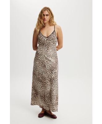 Cotton On Women - Haven V Neck Maxi Dress - Leopard