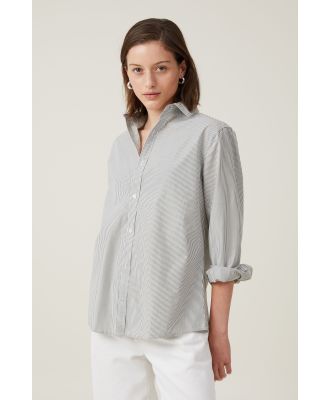 Cotton On Women - Heritage Shirt - Gigi stripe woodland