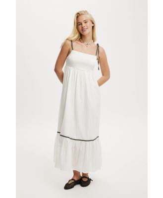 Cotton On Women - Karli Contrast Trim Maxi Dress - White