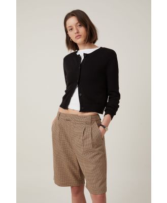 Cotton On Women - Luis Suiting Short - Micro check