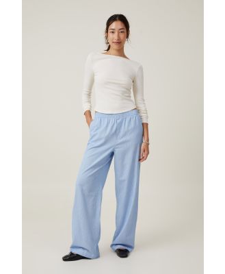Cotton On Women - Nieve Pant - Gigi stripe cloudy blue