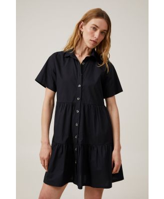 Cotton On Women - Noah Mini Shirt Dress - Black