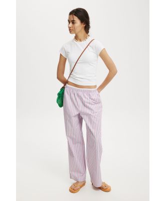 Cotton On Women - Noah Pant - Nora rai stripe red/blue