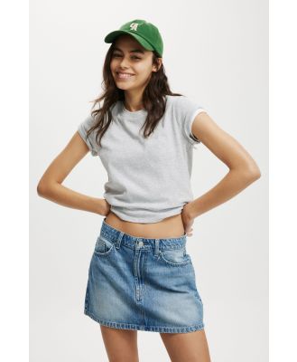 Cotton On Women - Original Denim Mini Skirt - Dream blue