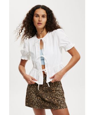 Cotton On Women - Original Denim Mini Skirt - Leopard