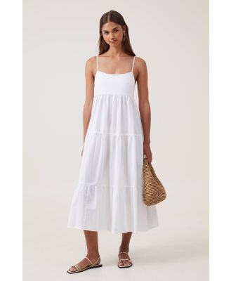 Cotton On Women - Poppy Tiered Maxi Dress - White