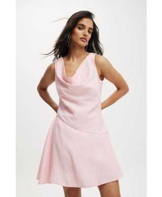 Cotton On Women - Rsvp Cowl Neck Mini Dress - Valentine pink