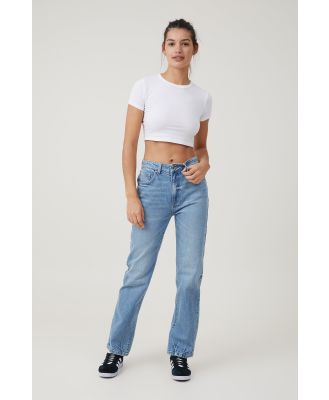 Cotton On Women - Slim Straight Jean - Surfers blue