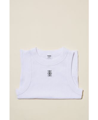 Cotton On Women - The 91 Graphic Tank Personalised - White/ personalisation