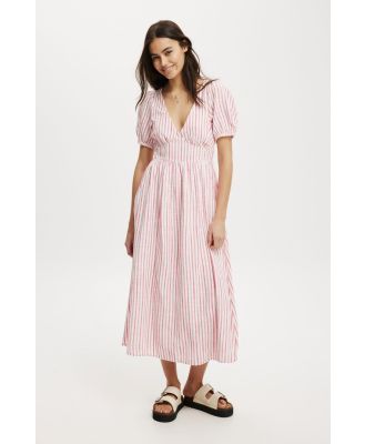 Cotton On Women - Tyler Maxi Dress - Red/pink stripe