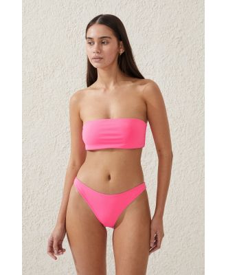 Body - Bandeau Bikini Top - Neon pink