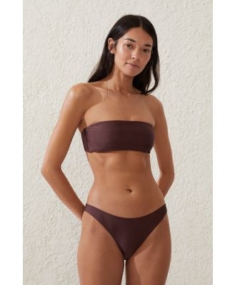 Body - Bandeau Bikini Top - Willow brown shimmer