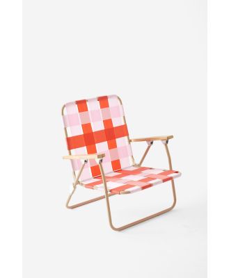 Body - Bondi Beach Chair - Pink/ coral red