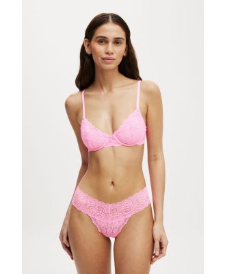 Body - Everyday Lace Underwire Bra Opt 2 - Pink heaven