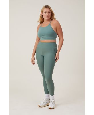 Body - Fleece Lined Full Length Tight - Myrtle dream