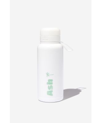 Body - Grab And Go Drink Bottle 1L Personalised - White