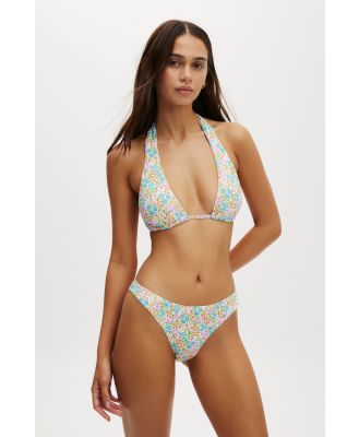 Body - High Apex Slider Triangle Bikini Top - Gina floral