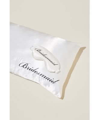 Body - Luxe Satin Sleep Set Personalised - Gardenia