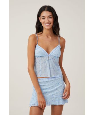Body - Mesh Cami - Follie floral ice water