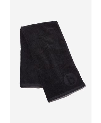 Body - Plush Cotton Sweat Towel - Black