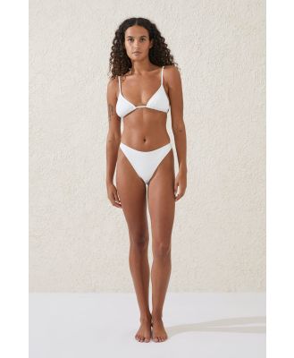 Body - Refined High Side Brazilian Bikini Bottom - Cream/lace