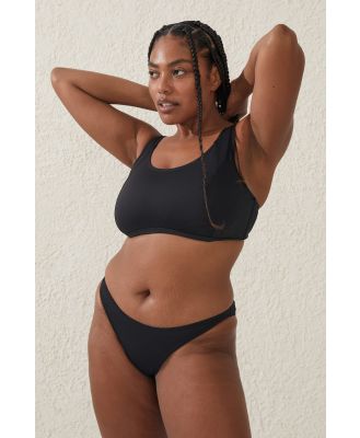 Body - Scoop Neck D+ Bikini Top - Black