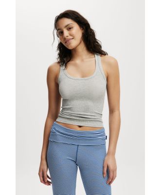 Body - Sleep Recovery Racer Back Tank Top - Grey marle