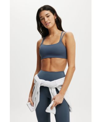 Body - Strappy Sports Crop - Folkstone grey