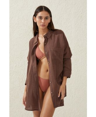 Body - Swing Beach Shirt - Brownie