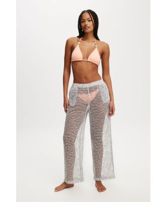 Body - The Essential Beach Pant - White/open mesh