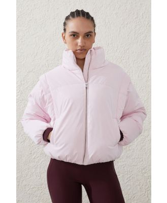 Body - The Mother Puffer 2 In 1 Jacket - Cherry dream gloss