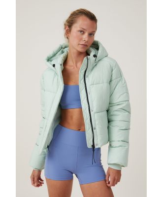 Body - The Mother Puffer Jacket - Oasis green