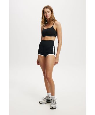 Body - Ultimate Run Shortie Short - Black / white