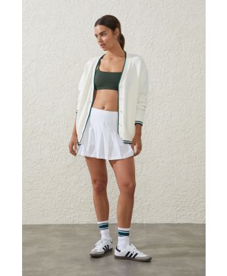 Body - Ultra Soft Pleat Skirt - White