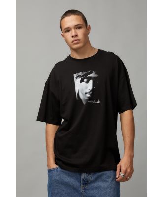 Factorie - Essential Music Merch T Shirt - Lcn bra black/tupac window