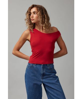 Factorie - Gemma Asymmetric Shoulder Tank - Scooter