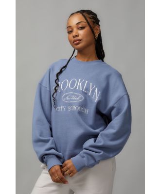 Factorie - Original Crew Neck Sweater - Dusty blue/brooklyn