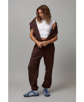 Factorie - Super Slouchy Trackpant - Rich choc