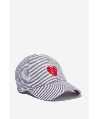 Rubi - Classic Dad Cap - Love/striped