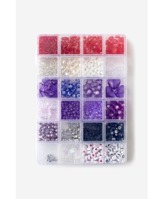 Rubi - Friendship Bead Kit - Mix red and purple bead kit