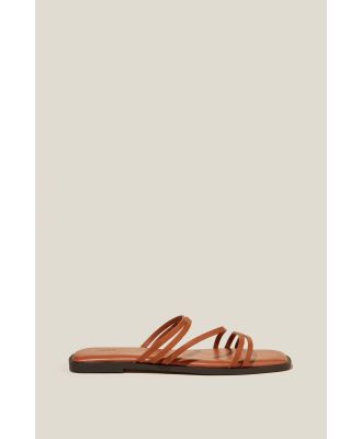 Rubi - Shelly Strappy Slide - Tan