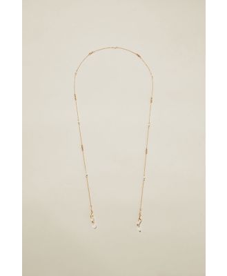 Rubi - Sunglass Chain - Gold chain & pearl