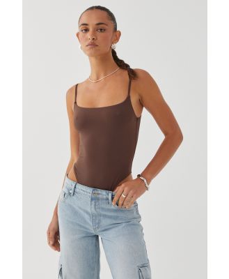 Supré - Light Luxe Strappy Bodysuit - Hot chocolate