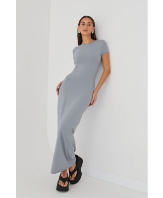 Supré - Luxe Short Sleeve Maxi Dress - Moonlight grey