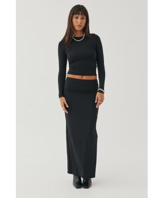 Supre - Luxe Long Sleeve Tee & Luxe Maxi Skirt Bundle
