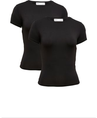 Supre - Multipack 2pk Luxe Longline Tee - Black