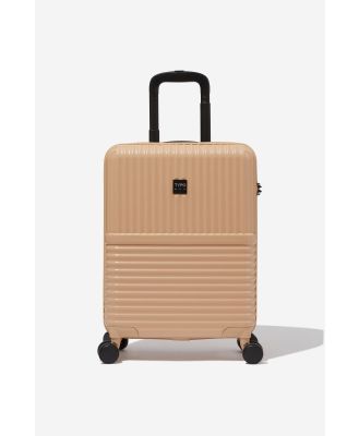 Typo - 20 Inch Carry On Suitcase - Latte