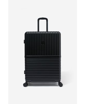 Typo - 28 Inch Large Suitcase - Black